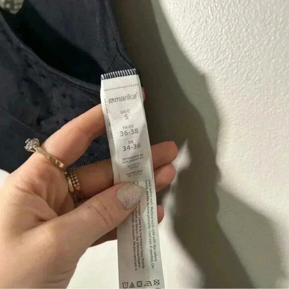 NWOT MARIKA Black Sports Bra S - Picture 5 of 5
